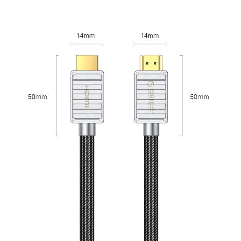 Cáp HDMI 2.0 Orico dài 1,5m 8K@60Hz, 48Gbps H8CY-15-BK