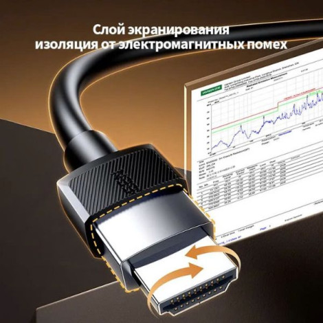 Cáp HDMI 2.1 dài 0.5m tốc độ 48Gbps hỗ trợ độ phân giải 8K@60Hz, 4K@240Hz Ugreen 45429