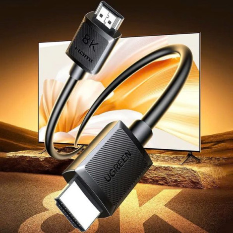 Cáp HDMI 2.1 dài 15m tốc độ 48Gbps hỗ trợ độ phân giải 8K@60Hz, 4K@240Hz Ugreen 45437