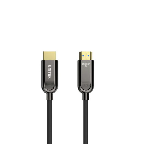 Cáp HDMI 2.1 sợi quang dài 10m 8K@60Hz Unitek C11085GY01-10M