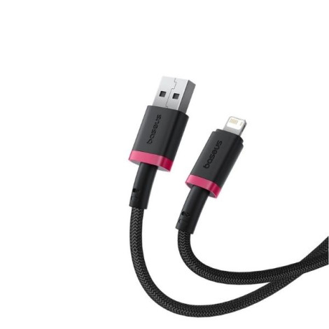 Cáp sạc nhanh Baseus Dura USB to Lightning 2.4A dài 2m P10377801U01-03