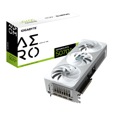 Card Màn Hình Gigabyte GeForce RTX 5070 Ti AERO OC 16G (GV-N507TAERO OC-16GD)