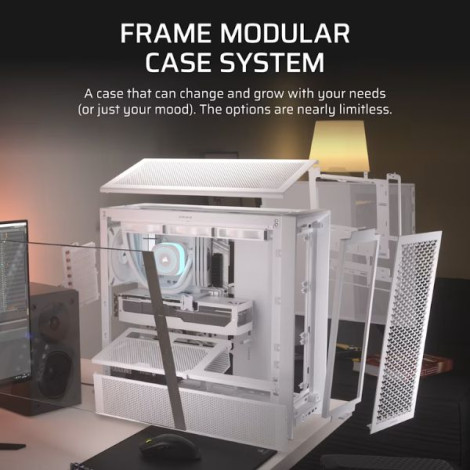 Case Corsair FRAME 4000D White (CC-9011291-WW)