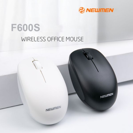 Chuột văn phòng không dây Newmen F600S màu Trắng