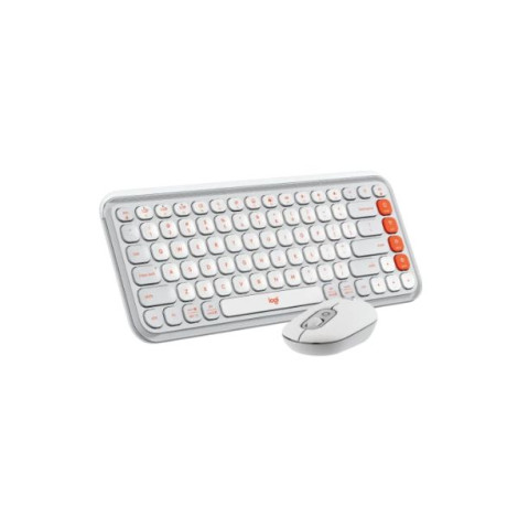 Combo Bàn phím, Chuột Logitech POP ICON màu Trắng 920-013122