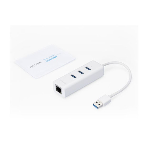 Hub đa năng USB-A ra 3 cổng USB-A 3.0 và RJ45 Tplink UE330