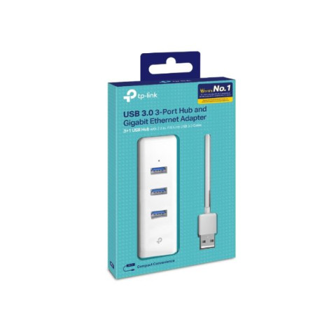 Hub đa năng USB-A ra 3 cổng USB-A 3.0 và RJ45 Tplink UE330