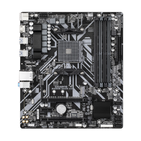 Mainboard Gigabyte B450M DS3H V3 (4 x DDR4/ 128GB/ AM4/ Micro ATX)