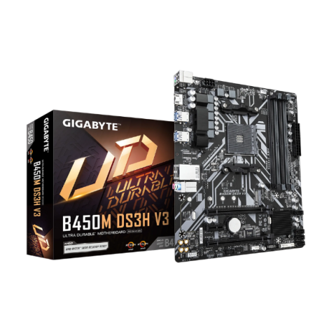 Mainboard Gigabyte B450M DS3H V3 (4 x DDR4/ 128GB/ AM4/ Micro ATX)