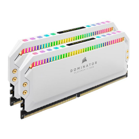 Ram Desktop Corsair Dominator Platinum RGB White 32GB DDR4 Bus 3200MHz CMT32GX4M2C3200C16W