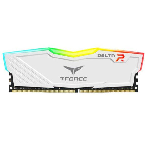 Ram Desktop TeamGroup T-Force Delta White RGB 64GB DDR5 Bus 6000Mhz