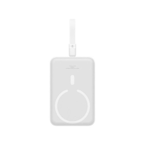 Sạc dự phòng Baseus Magnetic Mini Wireless 10000mAh 20W iP Edition White (P10022109223-00)