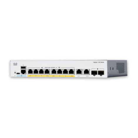 Switch Cisco Catalyst C1300-8T-E-2G (10 port/ 10/100/1000 Mbps/ SFP Combo)