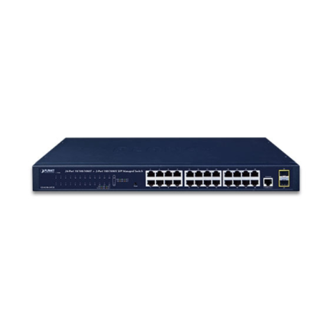 Switch Planet GS-4210-24T2S (26 port/ 10/100/1000 Mbps/ SFP)