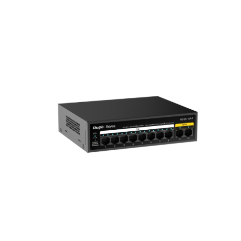 Switch PoE Ruijie RG-ES110F-P (10 port/ 10/100 Mbps)