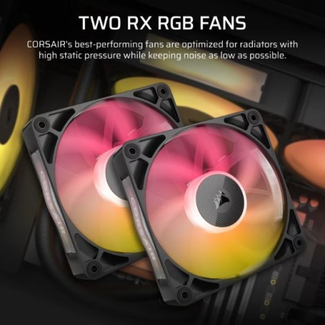 Tản nhiệt nước CPU 2 Fan Corsair iCUE LINK TITAN 240 RX RGB LCD Black CW-9061022-WW