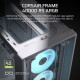 Case Corsair FRAME 4000D RS ARGB White (CC-9011297-WW)