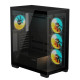 Case Gigabyte C500 Panoramic Stealth Black (GB-C500P ST)