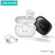 Tai nghe USAMS IF27 Wireless Inear White (BHUIF02)