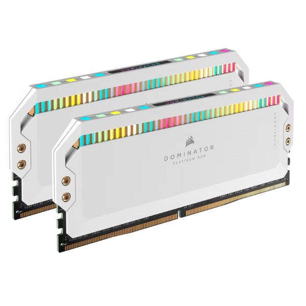 Ram Desktop Corsair Dominator Platinum RGB White Led 32GB DDR5 Bus 6000Mhz CMT32GX5M2X6000C36W