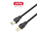  Cáp mạng bấm sẵn Cat7 SSTP dài 0.5m UNITEK C1808HBK