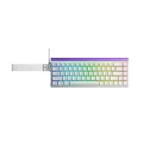 Bàn phím Gaming có dây Aula HERO68HE Trắng Contour Black King magnetic switch Rapid trigger
