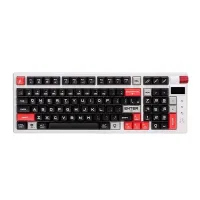 Bàn phím cơ Gaming E-Dra EK398 Pro - Red switch - Triple mode (Trắng đen đỏ)