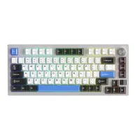 Bàn phím cơ Gaming Triple mode Dareu EK75 PRO AL (Trắng xanh)
