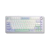 Bàn phím Gaming 3 Mode AULA F75 Ice Green, Tím nhạt, Be, Xanh lá, Reaper switch