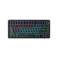 Bàn phím Gaming có dây AULA F75 màu Đen Red switch