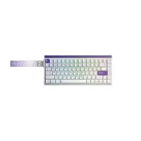 Bàn phím Gaming có dây AULA HERO 84 HE màu Tím, Trắng