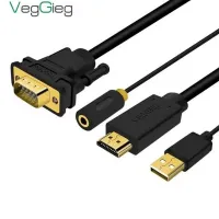 Cáp chuyển HDMI Sang VGA 1.5m Veggieg V-Z101