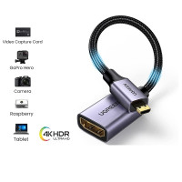 Cáp chuyển đổi Micro HDMI to HDMI 2.0 dài 20cm Ugreen 10553