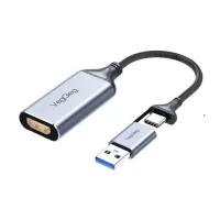 Cáp ghi hình HDMI to USB 3.0 và USB-C VegGieg V-Z632