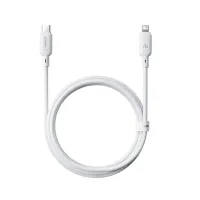 Cáp sạc nhanh Type-C to Lightning OS-Baseus Silky Series Fast Charging 20W dài 1m Moon White P10377700213-00