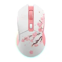Chuột Gaming không dây Dareu EM901X (Trắng hồng)
