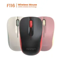 Chuột văn phòng không dây 2.4GHz Newmen F116 màu Đen
