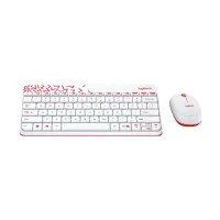 Combo bàn phím + chuột Logitech MK240 (Trắng)