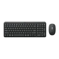 Combo bàn phím + chuột văn phòng không dây Logitech MK250 (Than chì)