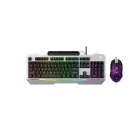 Combo Bàn phím, Chuột giả cơ có dây AULA T102 Xám Đen