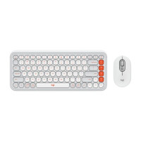 Combo Bàn phím, Chuột Logitech POP ICON màu Trắng 920-013122