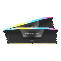 Ram Desktop Corsair Vengeance RGB Black 64GB DDR5 Bus 6000MHz CMH64GX5M2B6000C40