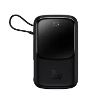 Sạc dự phòng Baseus Qpow Pro Digital Display 10000mAh 20W iP Edition Black (PPQD020001)