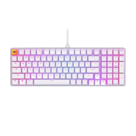 Bàn phím Gaming có dây Glorious GMMK2 96% Prebuilt Aluminum White Plate GLO-GMMK2-96-FOX-W