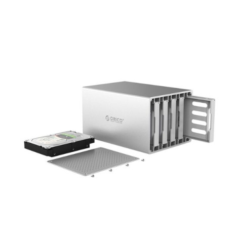 Box đựng ổ cứng HDD 3.5 inch 5 khe cắm SATA 3 USB 3.0 Orico WS500U3