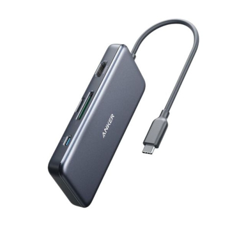 Hub đa năng USB-C 7 trong 1 Anker 341 4K@30Hz A83460A2