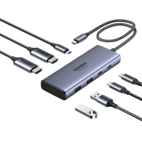 Hub đa năng USB Type-C 7 trong 1 4K@60Hz Ugreen 45379