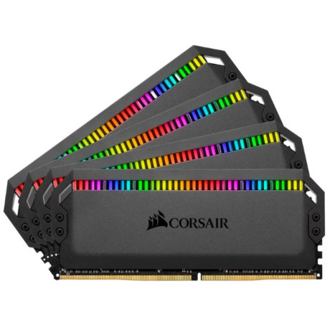 Ram Desktop Corsair Dominator Platinum RGB Black 128GB DDR4 Bus 3200MHz CMT128GX4M4E3200C16