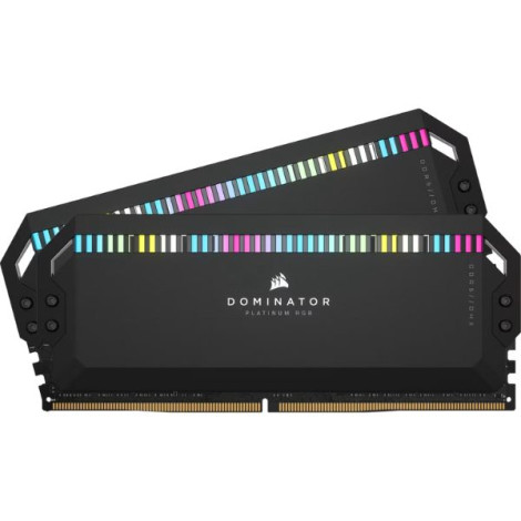 Ram Desktop Corsair Dominator Platinum RGB Black 32GB DDR5 Bus 5600MHz CMT32GX5M2X5600C36