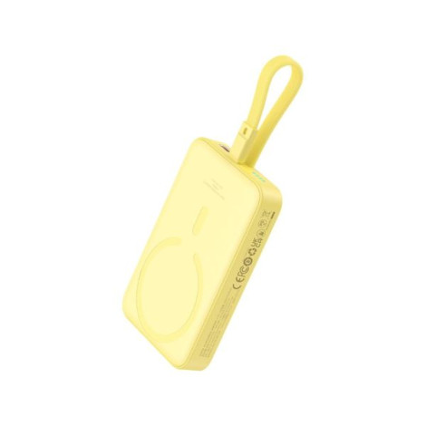 Sạc dự phòng Baseus Magnetic Mini Wireless 10000mAh 20W iP Edition Yellow (P10022109Y23-00)